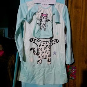 girl doll & me nightgown gown set